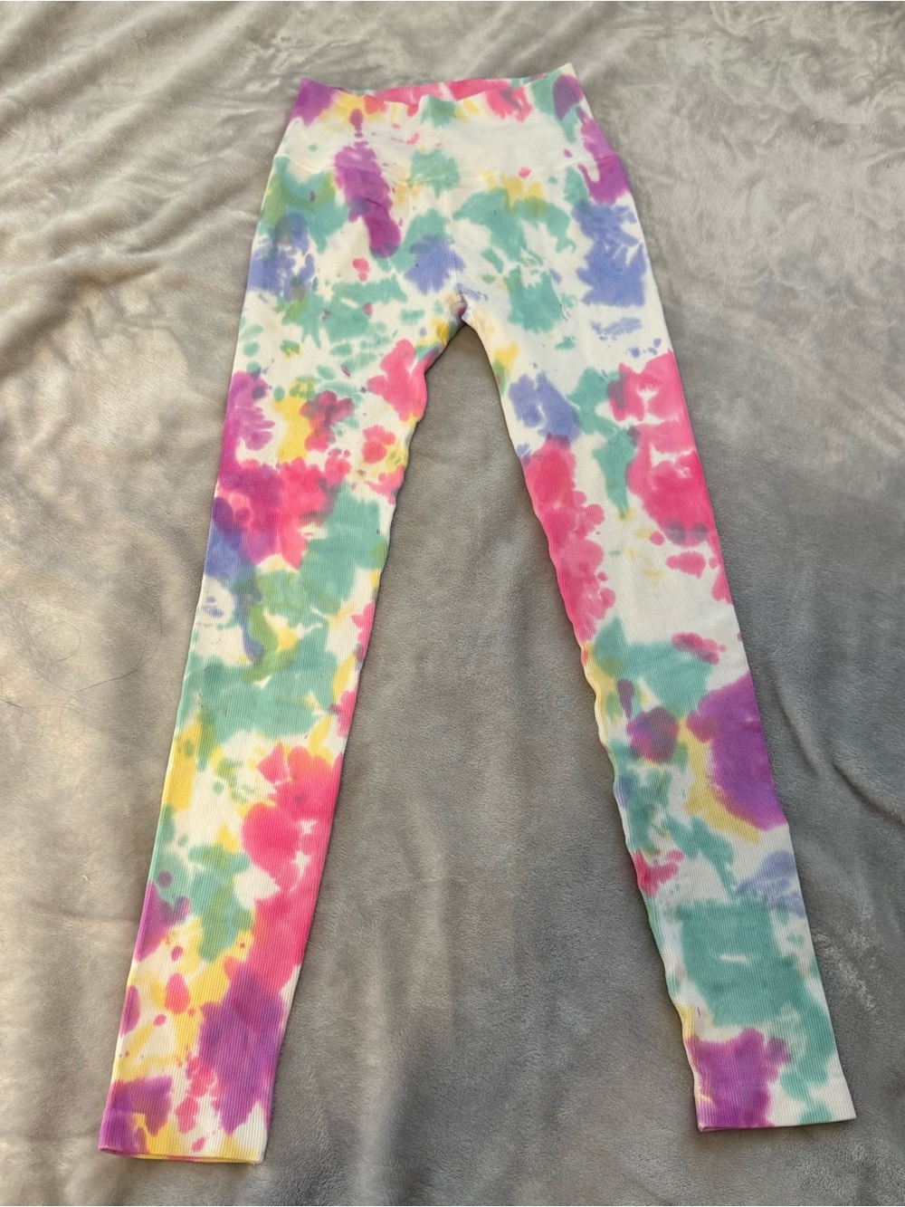 Spiritual Gangster Tie-Dye Ribbed Leggings XS/S